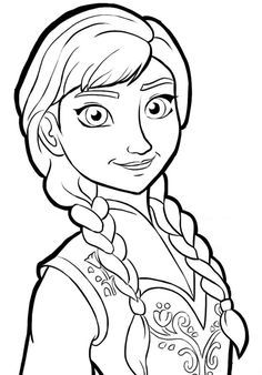 Download And Print Coloring Page Anna Frozen Anna Und Elsa 236x338 Download And Print Coloring Page Anna Frozen Anna Und Elsa