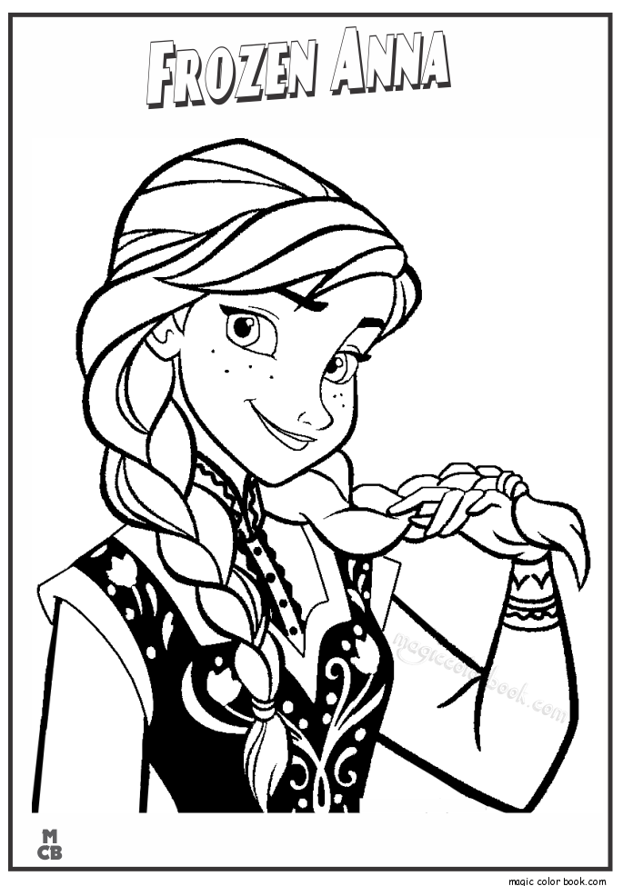 Frozen Anna Coloring Pages 685x975 Frozen Anna Coloring Pages