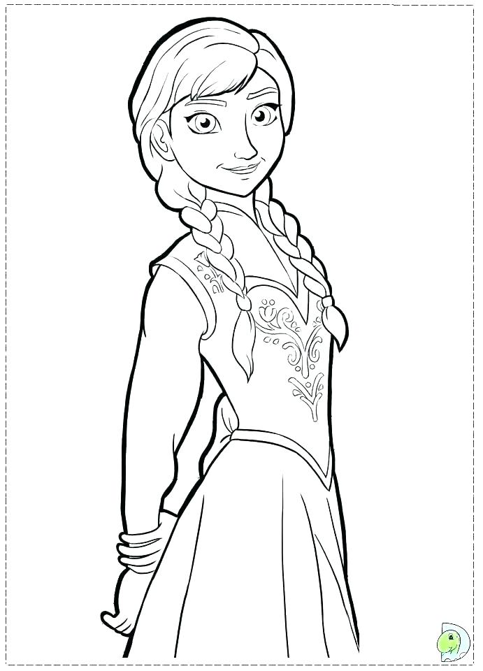 691x960 Frozen Elsa And Anna Coloring Pages Printable Party