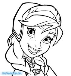 236x250 Anna From Frozen Coloring Pages File Name