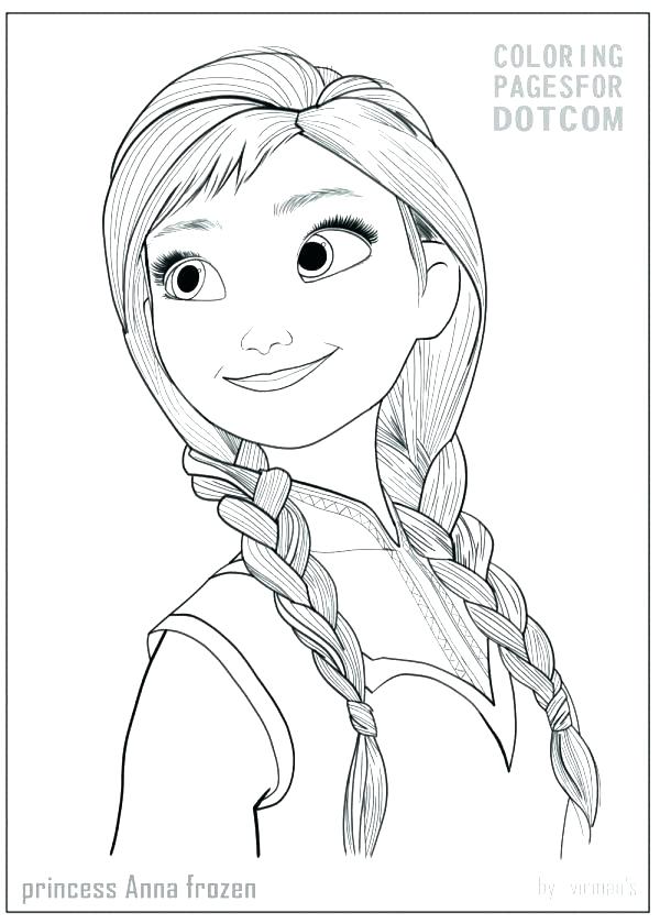 600x840 Coloring Anna Frozen Coloring Page Pages To Free. Anna Frozen