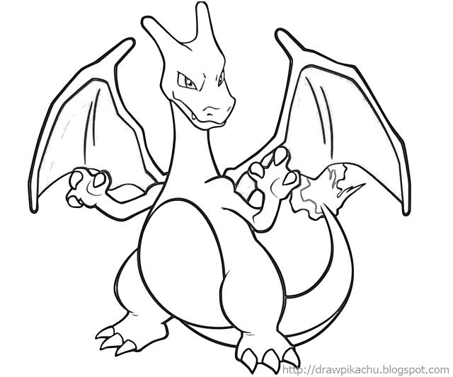 640x533 Mega Charizard Coloring Page Pokemon Pictures To Color Charizard