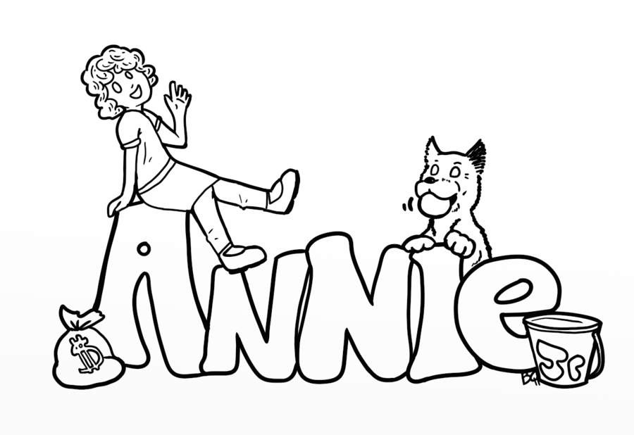 900x618 Little Orphan Annie Coloring Pages Little Orphan Annie Coloring
