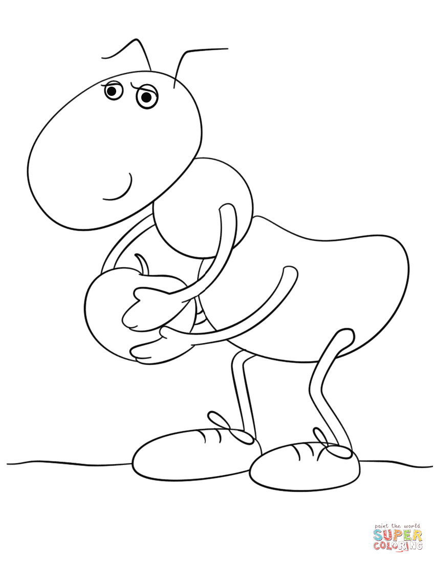 848x1098 Wanted Ant Color Page Ants Coloring Pages Free