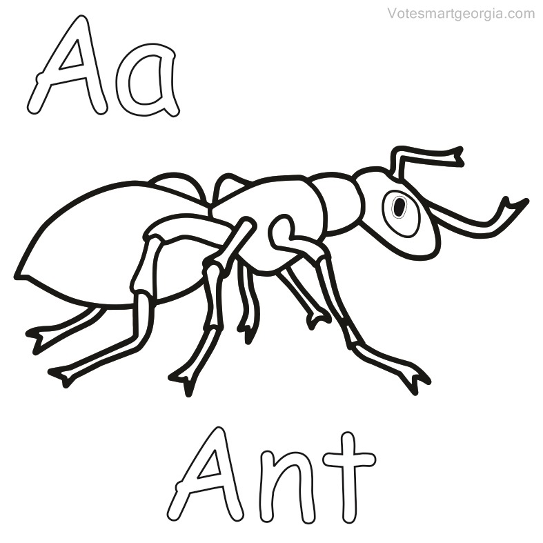 Ant Coloring Pages For Kids at GetColorings.com | Free printable ...