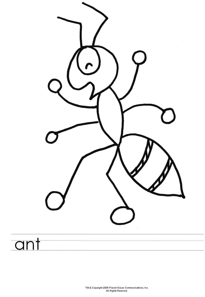 Black And White Picture Of Ant To Color Coloring Pages Free 709x1024 Black And White Picture Of Ant To Color Coloring Pages Free
