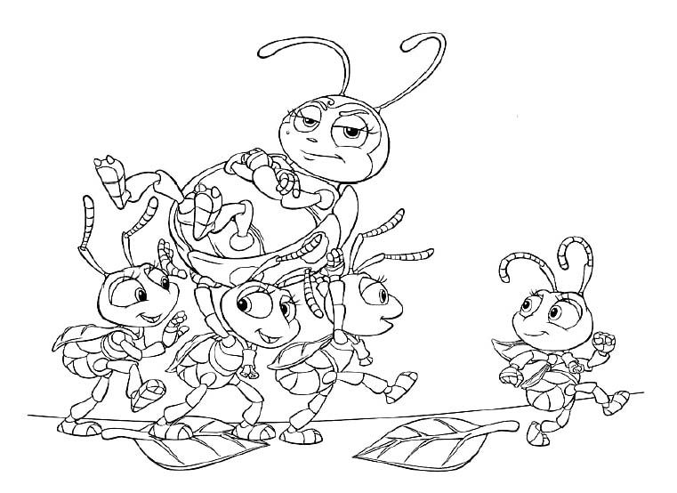 Ladybug With The Small Ant Coloring Pages Coloring Pages (For 761x554 Ladybug With The Small Ant Coloring Pages Coloring Pages (For