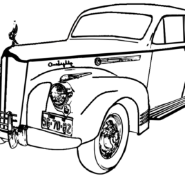 268x268 Vintage Car Coloring Page Archives