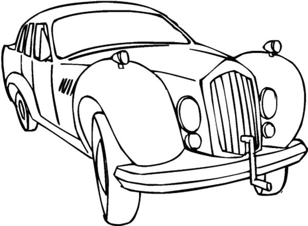 600x441 Antique Car Coloring Pages For Kids Best Place To Color