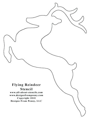 Reindeer Antler Template Printable Coloring Page Reindeer Antlers 375x502 Reindeer Antler Template Printable Coloring Page Reindeer Antlers