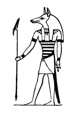 Anubis Coloring Page