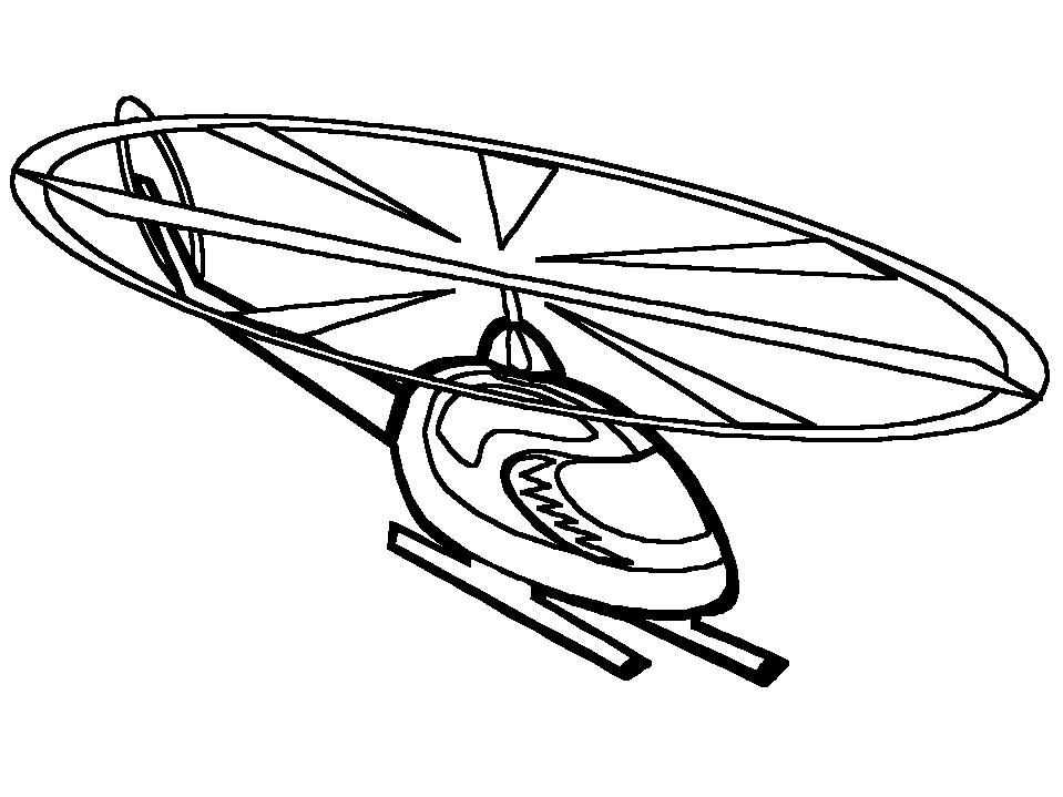 Apache Helicopter Coloring Pages