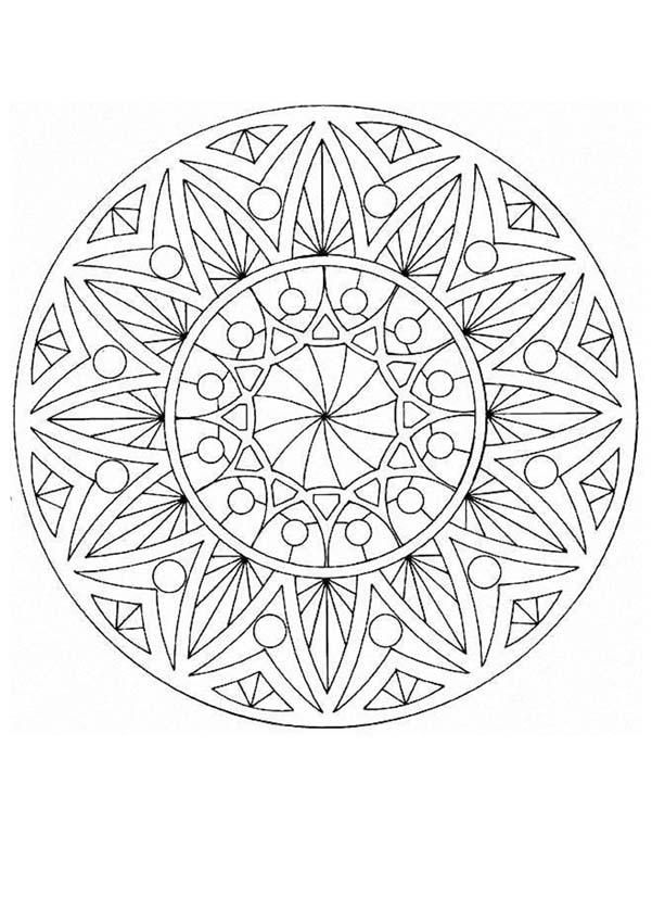 601x850 Color Online Apartment Mandala, Adult Coloring