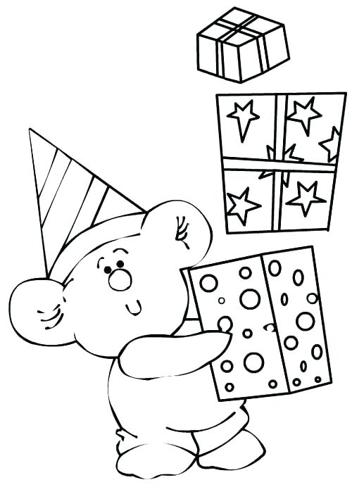 500x692 Printable Birthday Coloring Pages Kitchenette Apartment Kitchen