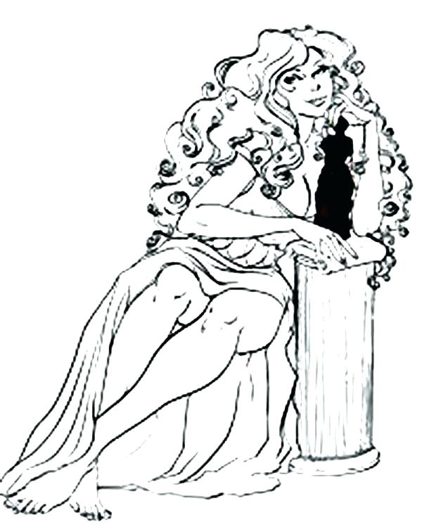 600x749 Aphrodite Coloring Pages Coloring Page Coloring Pages Love