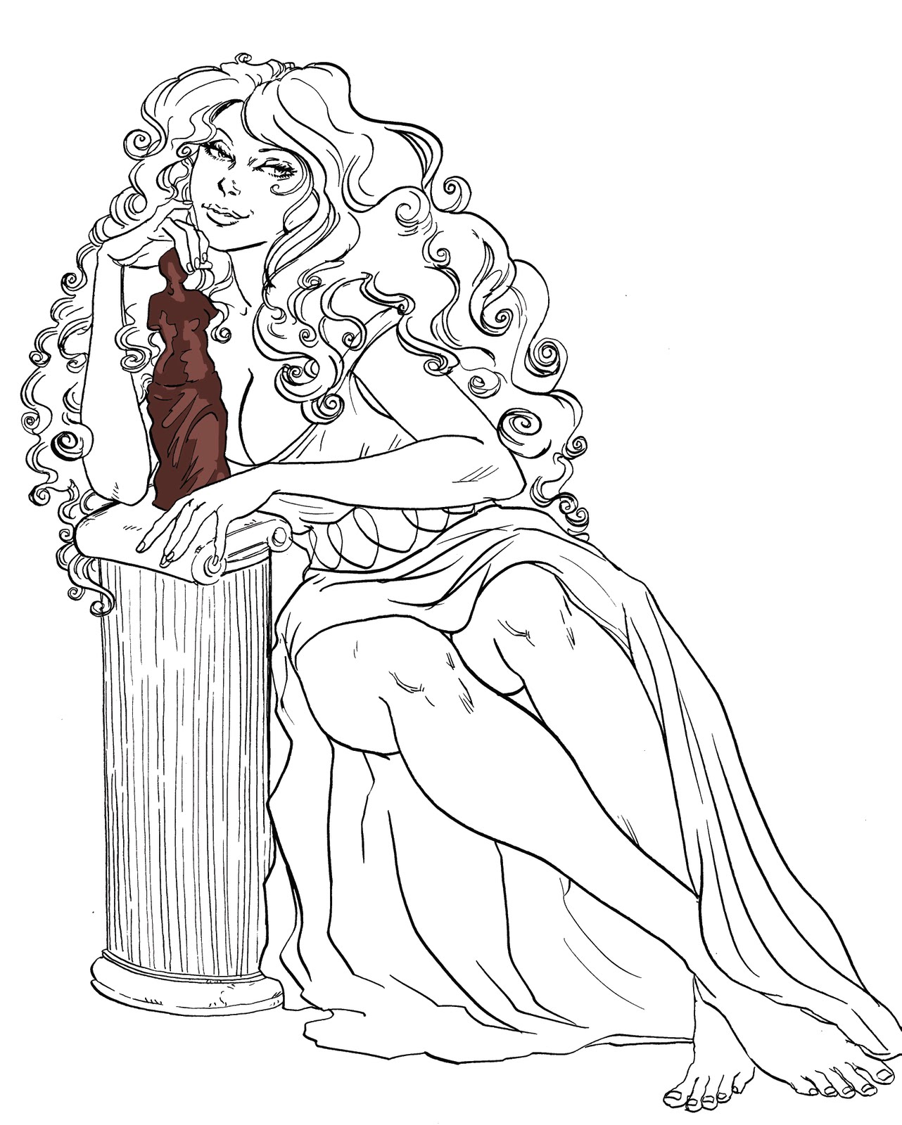 1282x1600 Great Aphrodite Coloring Page Gallery Coloring Pages Ideas