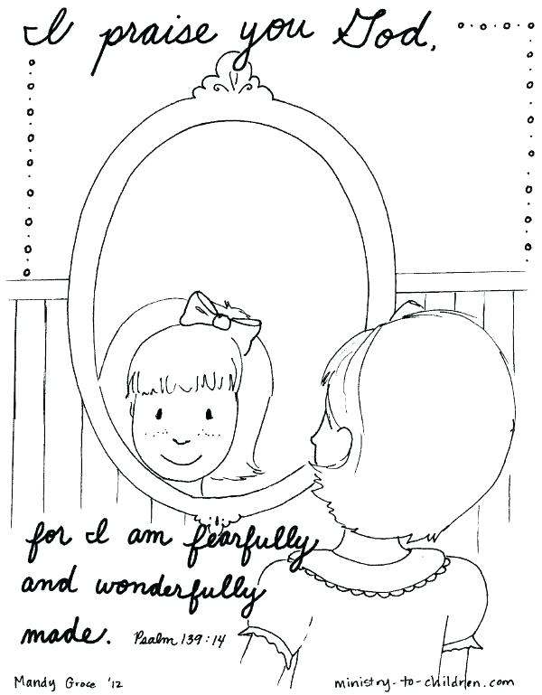 600x769 God Made Me Coloring Page God Made Me Special Coloring Page This