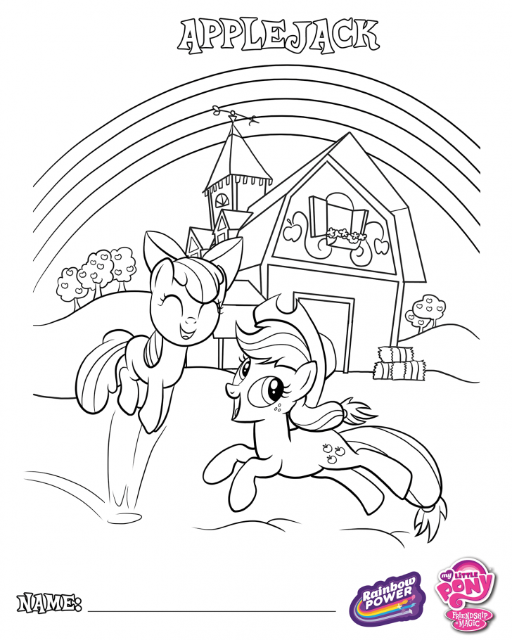 Coloring Book My Little Pony Applejack And Applebloom Coloring 728x910 Coloring Book My Little Pony Applejack And Applebloom Coloring