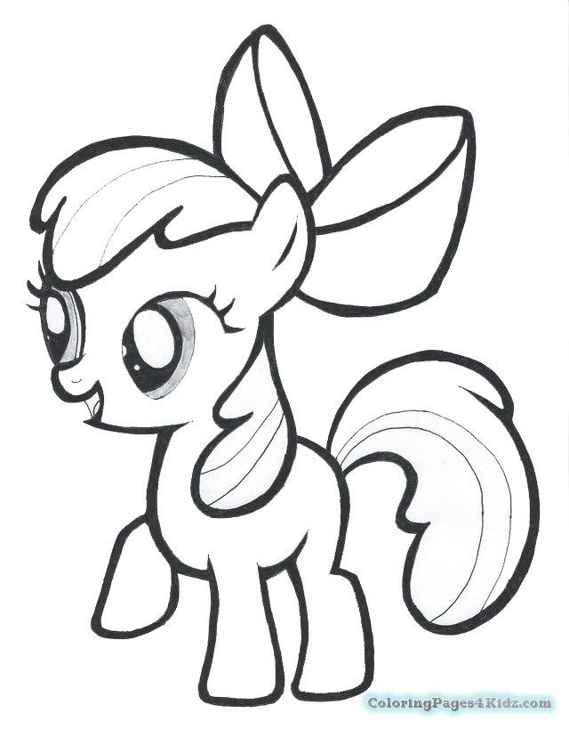 My Little Pony Printable Coloring Pages Apple Bloom Coloring 640x819 My Little Pony Printable Coloring Pages Apple Bloom Coloring