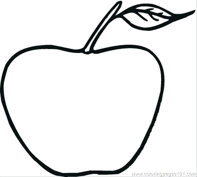 Apple Color Pages Full Piece Apple Coloring Pages Printable 650x583 Apple Color Pages Full Piece Apple Coloring Pages Printable