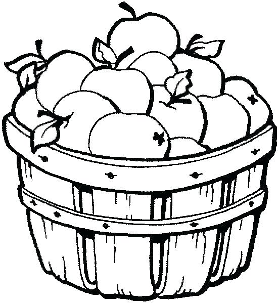 Preschool Apple Coloring Pages 550x599 Preschool Apple Coloring Pages