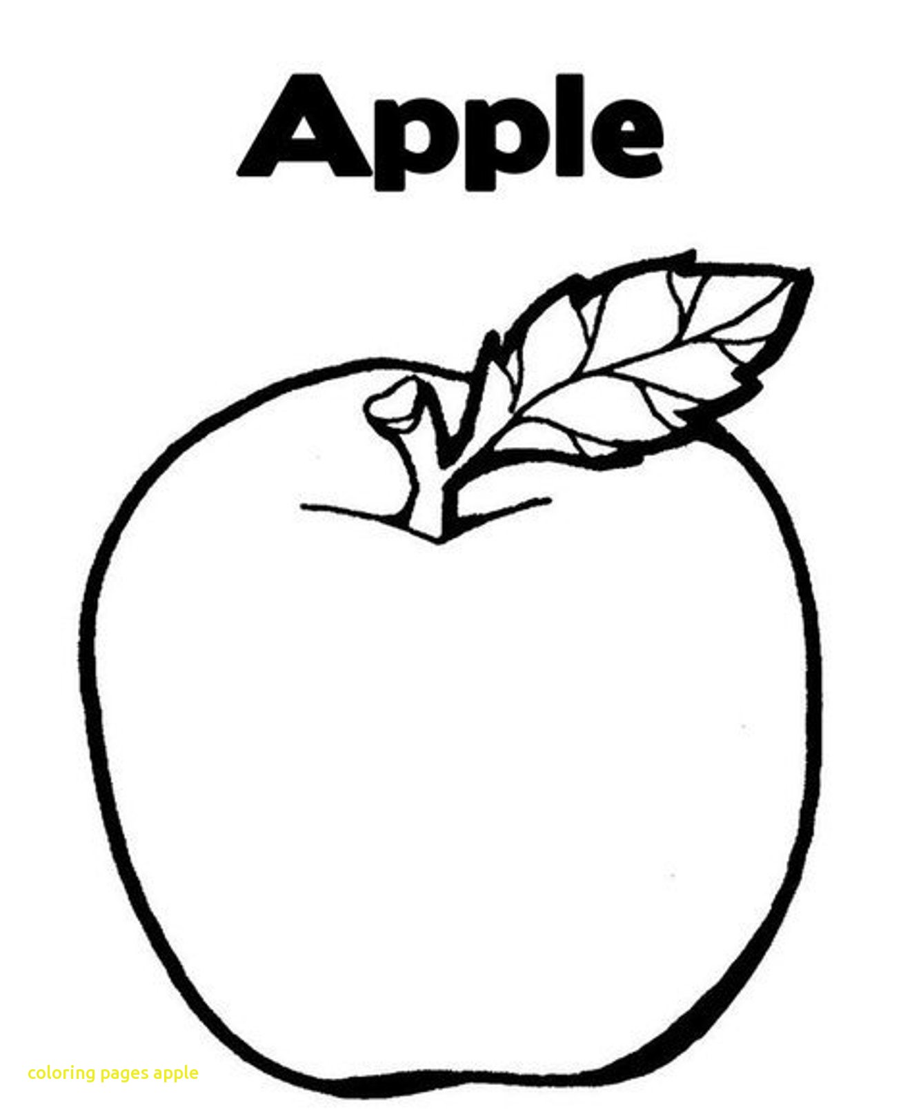 1306x1612 Preschool Apple Coloring Pages