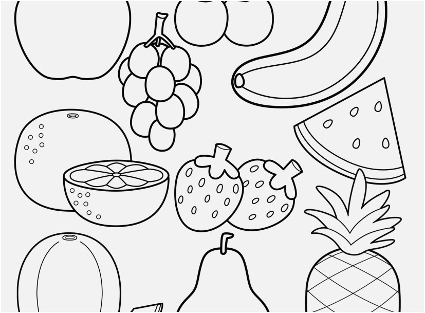 827x609 Preschool Coloring Activities Display Fruit Coloring Pages