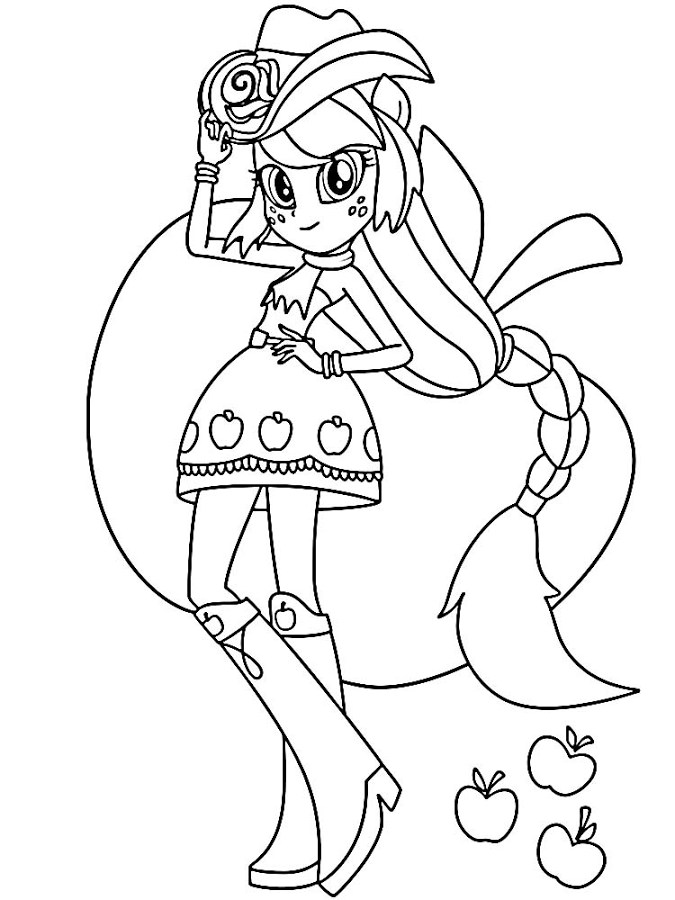 Apple Jack Coloring Pages