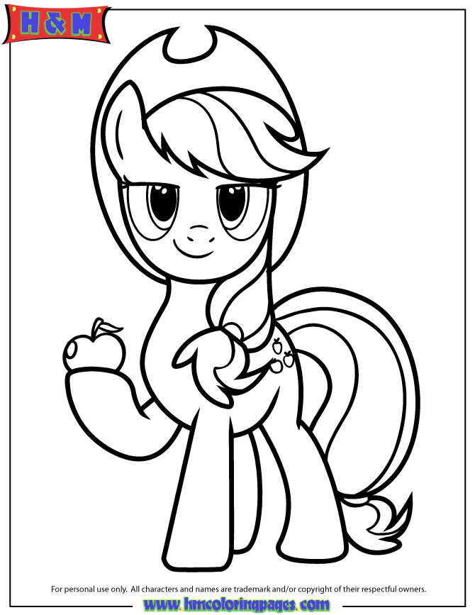 670x867 Applejack Coloring Pages Applejack Coloring Page Applejack
