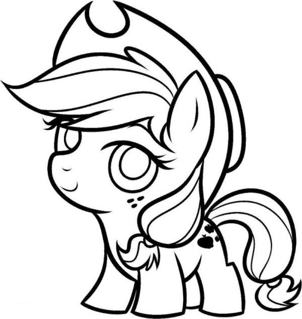 600x632 My Little Pony Baby Coloring Pages My Little Pony Coloring Pages