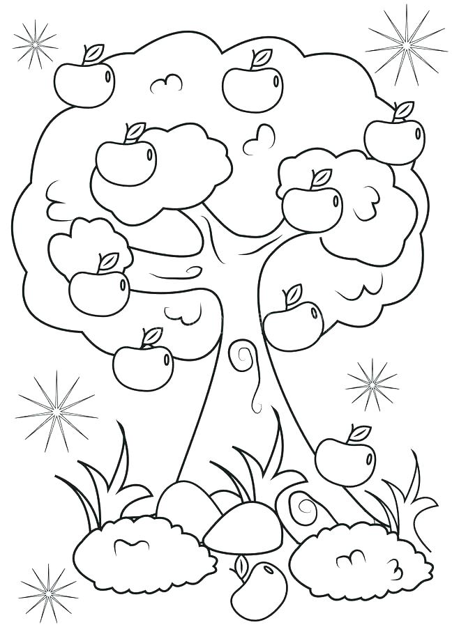 648x900 Apple Orchard Colouring Pages Picking Kids Coloring Free Printable