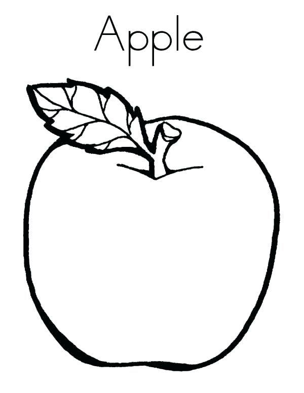 600x776 Apple Picking Colouring Pages Kids Coloring Free Printable Fruit