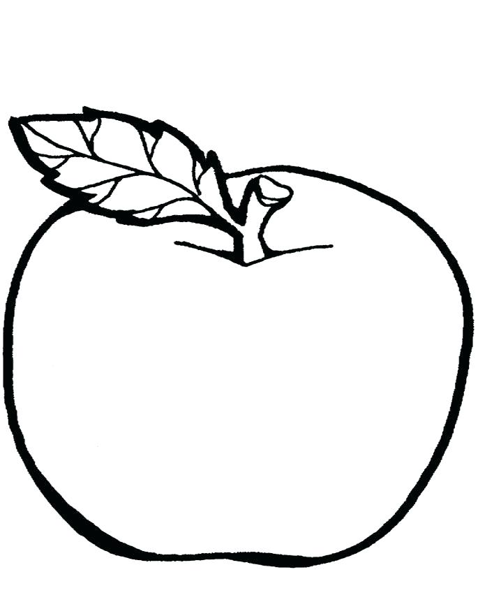 685x862 Apple Printable Coloring Pages Coloring Pages Of A Apple Coloring