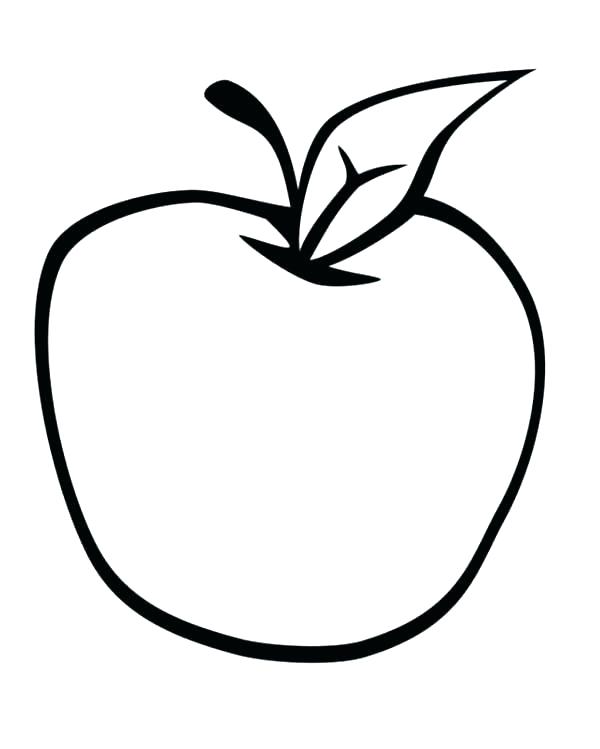 Apple Printable Coloring Pages at GetColorings.com | Free printable ...