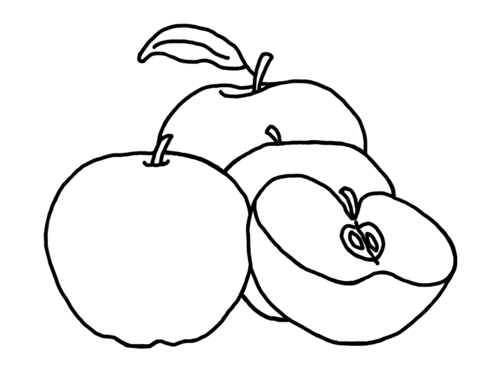 1650x1275 Apple Pattern Use The Printable Outline For Crafts Creating Fun Time