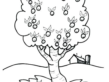 Apple Tree Coloring Page at GetColorings.com | Free printable colorings ...