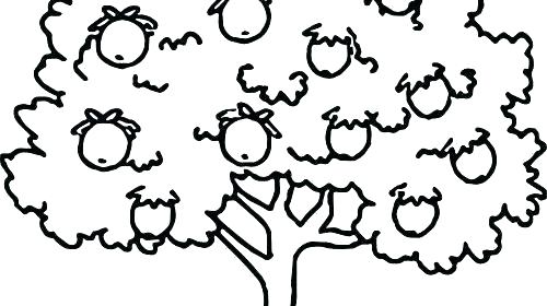 Apple Tree Coloring Apple Tree Coloring Nature Page For Kids 500x280 Apple Tree Coloring Apple Tree Coloring Nature Page For Kids