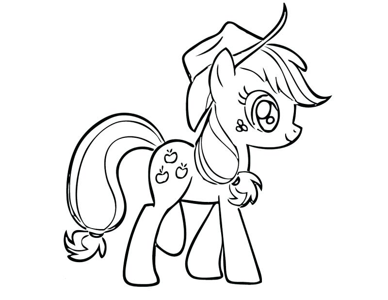 800x618 Applejack Para Colorear Applejack And Her Apples Coloring Page
