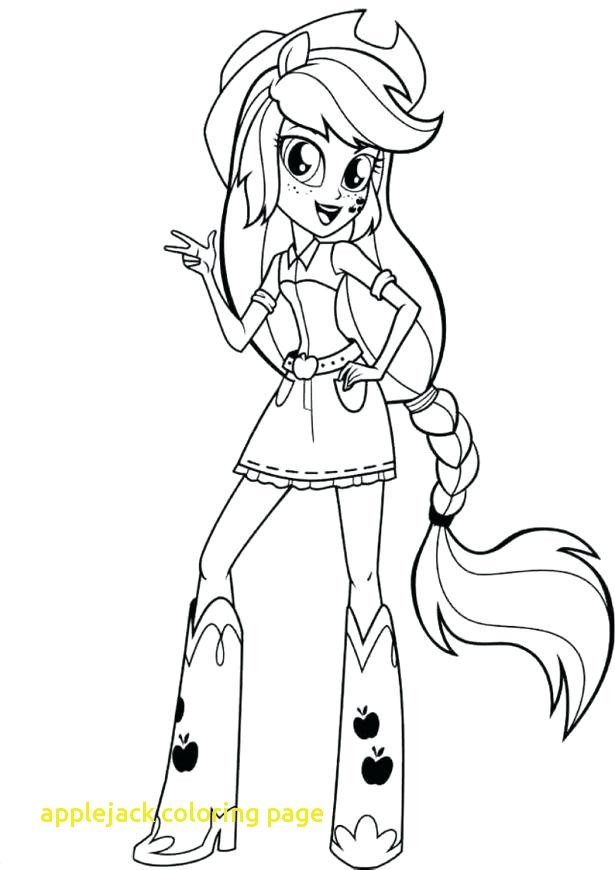 615x870 Applejack Coloring Page With My Little Pony Applejack Coloring