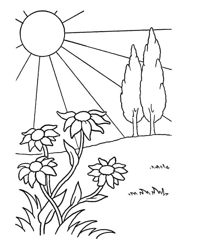 April Coloring Pages