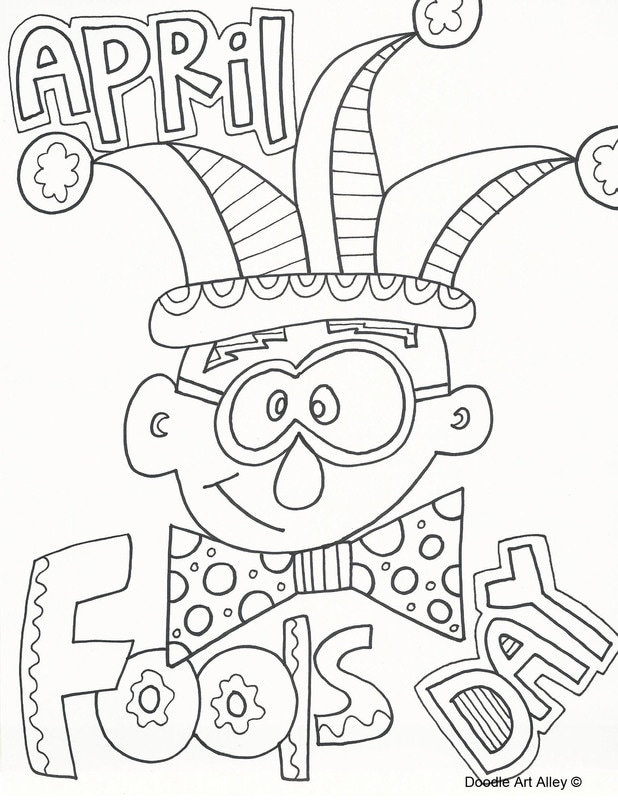 618x800 April Coloring Sheets April Fools Day Coloring Pages Doodle Art