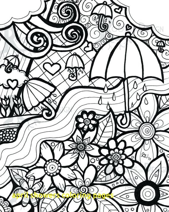 570x713 Free Printable April Showers Coloring Pages Archives