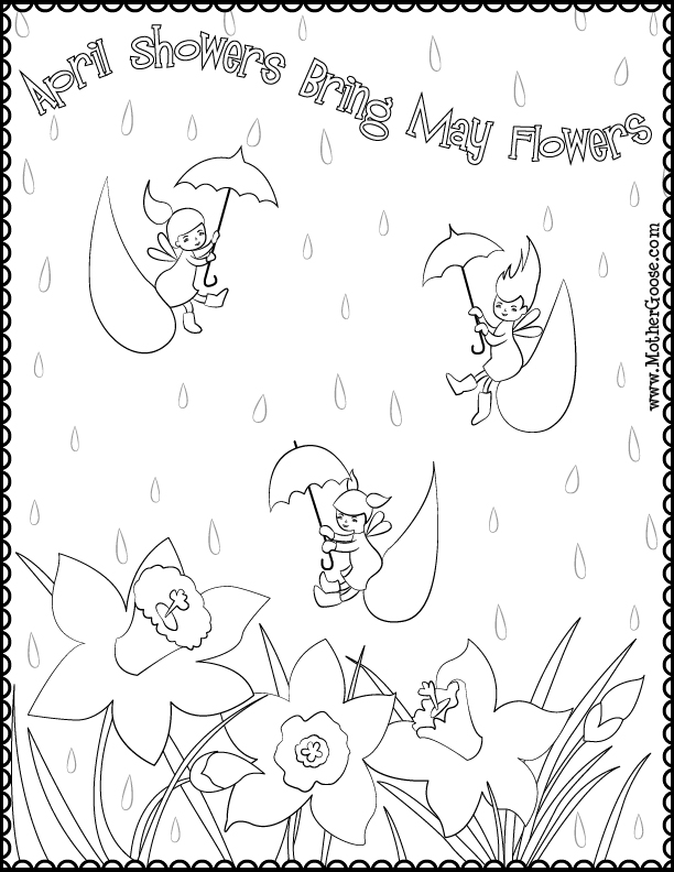 612x792 May Coloring Pages