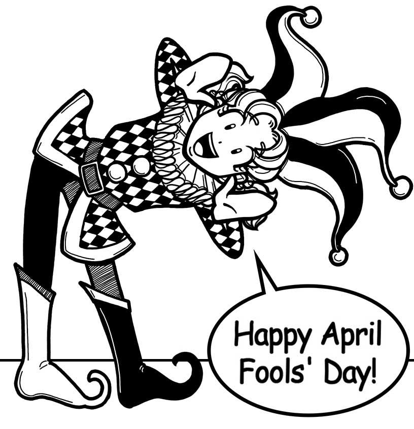 April Fools Coloring Pages