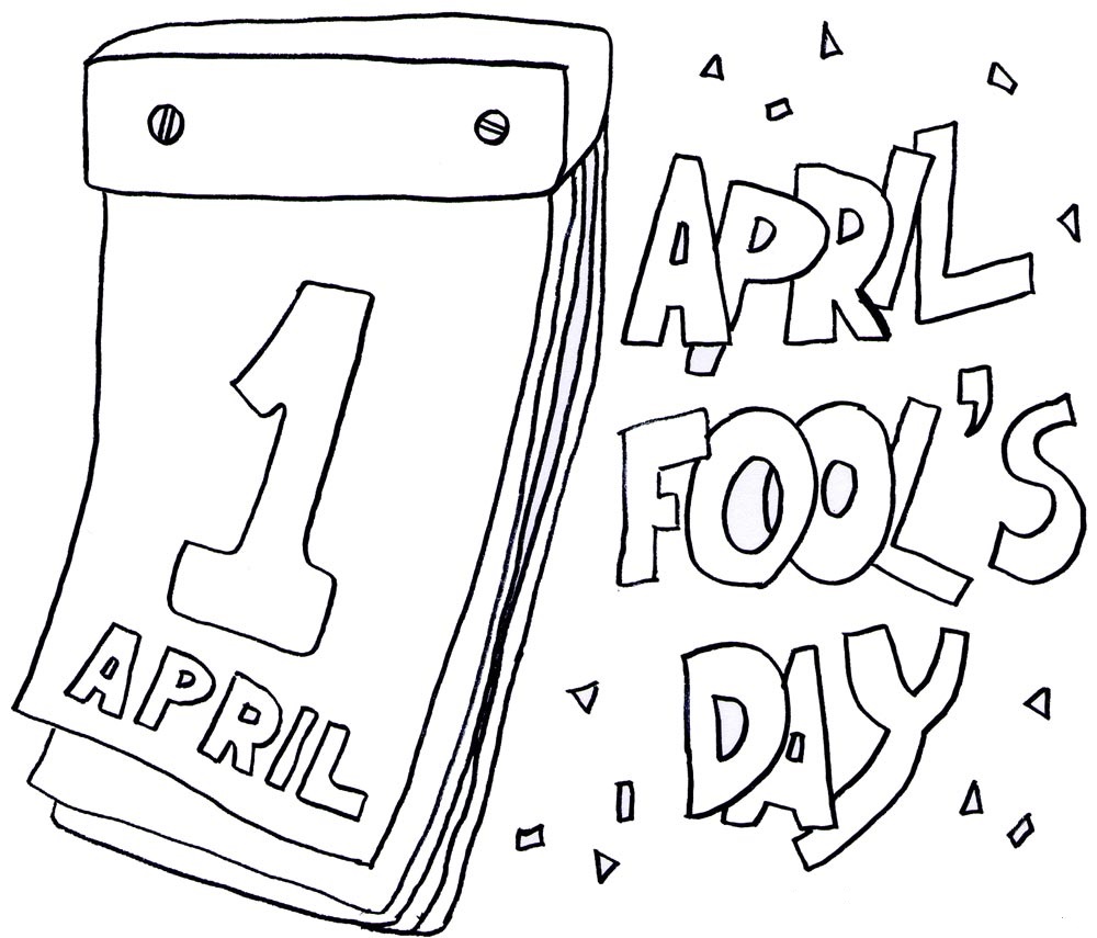 April Fool's Day Coloring Pages For Childrens Printable For Free 1000x855 April Fool's Day Coloring Pages For Childrens Printable For Free