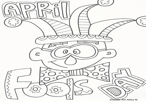 April Coloring Sheets Page Image Clipart Images 476x333 April Coloring Sheets Page Image Clipart Images