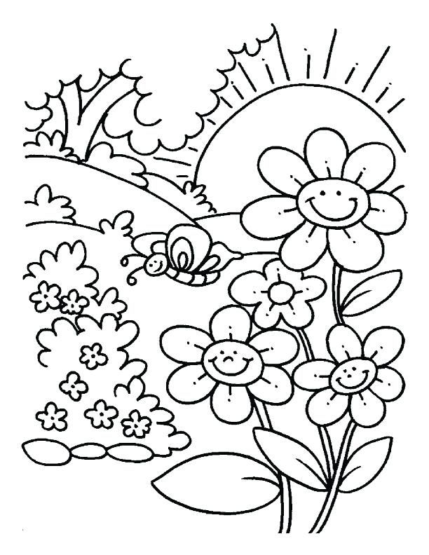612x792 April Showers Coloring Pages Showers Bring May Flowers Coloring
