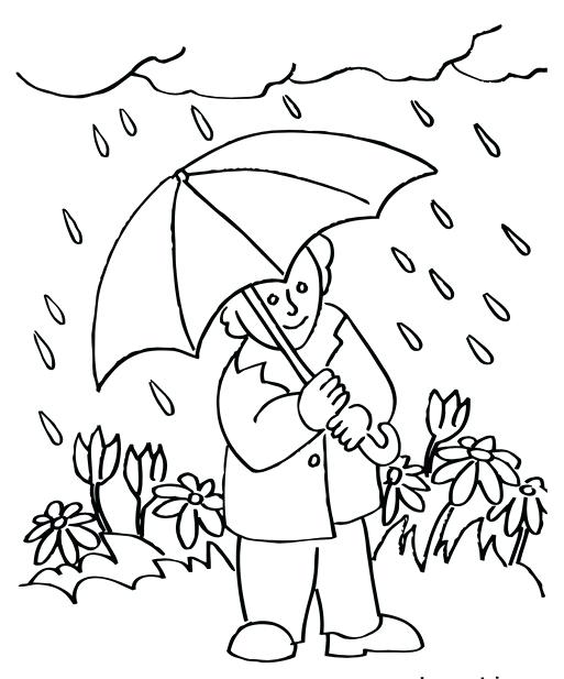 513x617 April Showers Coloring Pages Weather Coloring Pages Printable