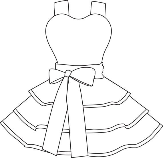 570x553 Design Your Own Apron 4 Coloring Pages Digital By Dottiesdiner