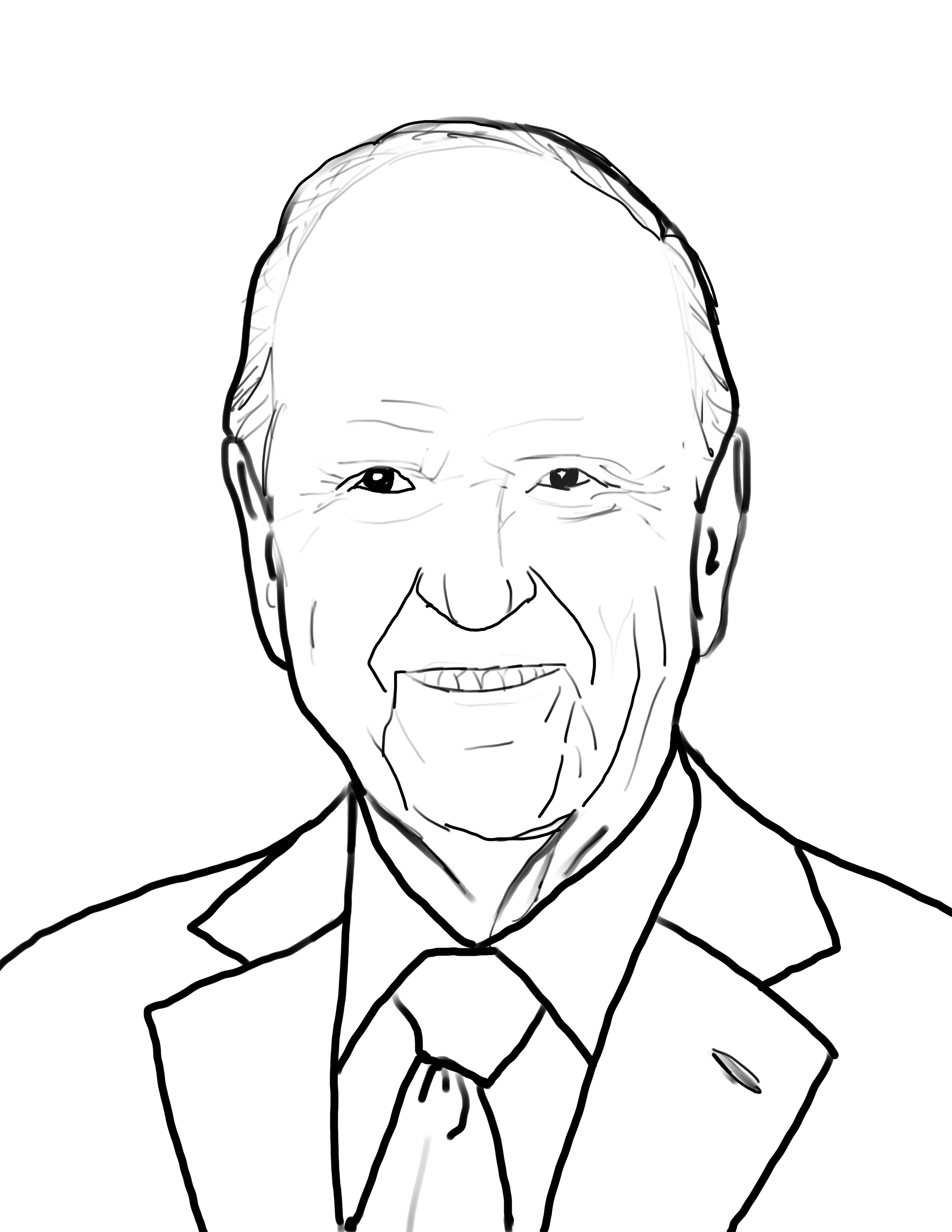2550x3300 President Russell M. Nelson Coloring Page